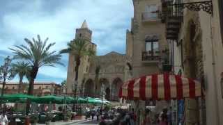 Duomo di Cefalu Piazza del Duomo Sicily Italy [upl. by Rettig977]