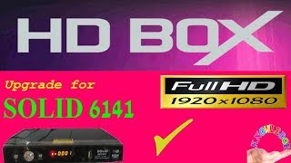 HD BOX Firmware upgrade for SOLID 6141 [upl. by Ahsienot]