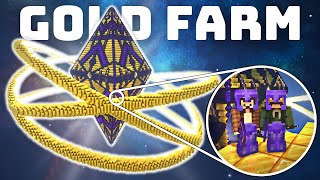 We Built an OPULENT Gold Farm in Minecraft [upl. by Nyleuqcaj]