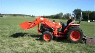 2008 Kubota L4400 MFWD tractor for sale  sold at auction October 19 2011 [upl. by Grimonia]