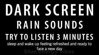 10 hours Relaxing Soft Rain Sounds to Fall Asleep Fast  Sleep Aid  Black Screen [upl. by Dena425]