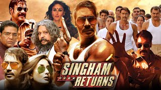 Singham Returns in Full Blast Action Mode  Movie Scene  Ajay Devgn Kareena Kapoor  Rohit Shetty [upl. by Chessa166]