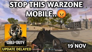 Warzone mobile patch update delayed😥  3 BIG things to know [upl. by Niveg416]