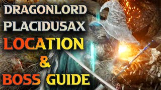 Dragonlord Placidusax Location  Elden Ring Boss Guide [upl. by Nyloc]