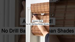 🎋 NoDrill Bamboo Roman Shades [upl. by Avek]