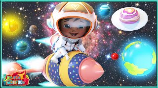 Solar System Song  More Kids Songs  Sing and Dance Along  Banana Cartoon  Animals for Kids [upl. by Breeze924]