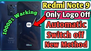 Redmi note 9 automatic restart problem  mi logo on off solution [upl. by Baylor381]