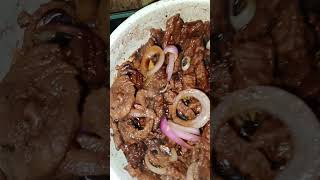 Bistek food ulam beef beefsteak shortvideo shortvideo shorts [upl. by Cox]