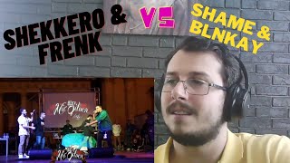 Reazione Urban Jam 2vs2 Shame amp Blnkay VS Shekkero amp Frenk La Finale REACTION [upl. by Lianna]