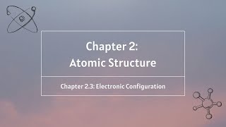 Matriculation Chemistry I Chapter 23 Electronic Configuration [upl. by Maryann]