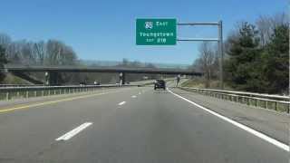 Ohio Turnpike Exits 232 to 218 westbound Part 22 [upl. by Imaj655]