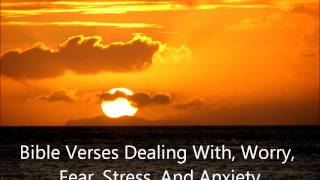 Audio Bible Meditations Scriptures Dealing With Worry Fear Stress And Anxiety [upl. by Sola520]