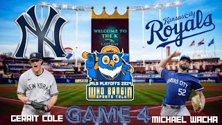 NY Yankees at KC Royals Game 4 MLB Playoffs Suarez vs Quintana Preview Cappers CLIFFNOTES [upl. by Vijnas]