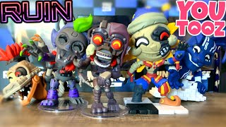 FNAF SECURITY BREACH RUIN YOUTOOZ FIGURES  Five Nights at Freddys Merch Review [upl. by Allesig742]