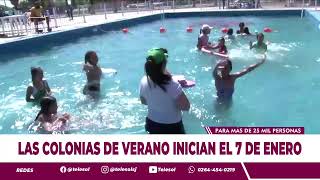 COLONIAS DE VERANO COMIENZAN EL 7 DE ENERO [upl. by Quiteris]