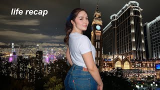 life recap vlog • hong kong and macau trip  haul 🇭🇰🇲🇴  Andrea Angeles [upl. by Marcell]