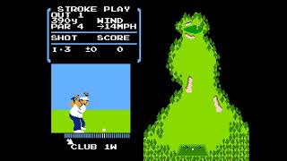 Golf Gameplay NES [upl. by Attennhoj]