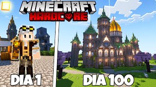 SOBREVIVI 200 DIAS EM UMA VILA MINECRAFT HARDCORE [upl. by Anette]