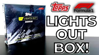 2 GUARANTEED PARALLEL CARDS  TOPPS F1 LIGHTS OUT 2022 BOX OPENING  25 CARDS [upl. by Htebazil855]