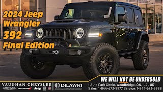 2024 Jeep WRANGLER 4Door RUBICON 392 Final Edition  64 V8 470 HP WARN Winch at Vaughan Chrysler [upl. by Aicrop]