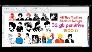 Designing Radium Stickers with FlexiSIGN amp CorelDRAW StepbyStep Tutorial Arvind Stciers Shop [upl. by Sekoorb]
