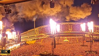 Rammstein  Sonne Fire Show Live Gothenburg Sweden  July 30 2022 4K 2160p [upl. by Barhos]