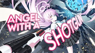 Nightcore  Angel With A Shotgun Lyrics Sped up [upl. by Aicemed]