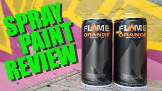 Graffiti SPRAY PAINT REVIEW  Flame Orange [upl. by Nordgren472]