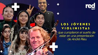 Jóvenes violinistas de Fontibón Bogotá cumplieron el sueño de conocer al gran ANDRÉ RIEU [upl. by Rehctelf]