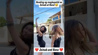 HAHAHA BONDING NG MAGKAPATID NA ZEINAB AT RANA HARAKE😂 zeinabharake ranaharake shorts [upl. by Ahsiea670]