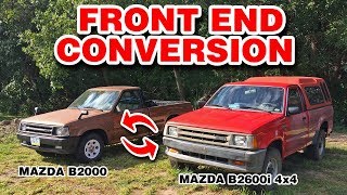 Mazda B2600i 4x4 Front End Conversion On A Mazda B2000 [upl. by Eat]