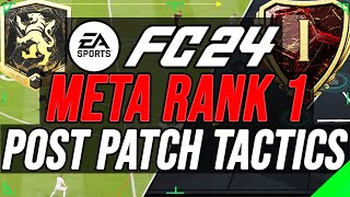 FC 24  BEST META Rank 1 Custom Tactics amp Instructions Post Patch [upl. by Repotsirhc]