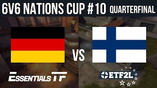 ETF2L TF2 6v6 Nations Cup 10  Playoffs Quarter Final Germany vs Finland [upl. by Navonod905]