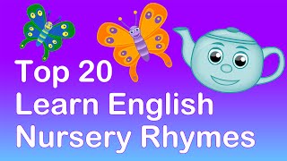 TOP 20 LEARN ENGLISH NURSERY RHYMES  Compilation  Nursery Rhymes TV  English Songs For Kids [upl. by Conti]