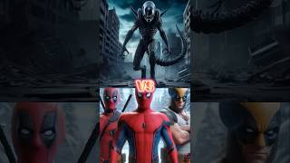 SpiderManDeadpoolWolverine vs Kraken vs Xenomorph vs WerewolfCrocodile Polar BearDragon [upl. by Vorster]