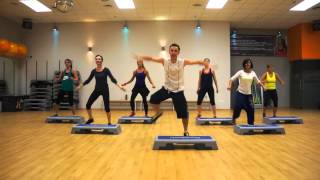 ZUMBA STEP from ZUMBA MEGA MIX 43  Break Free  WARM UP [upl. by Jillian]