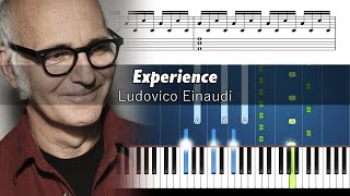 Ludovico Einaudi  Experience  Piano Tutorial with Sheet Music [upl. by Mavra770]