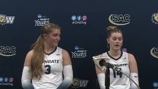 Wingate Volleyball SAC Quarterfinals  111924 Postgame Interview [upl. by Melisa]