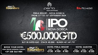 🇮🇹IPO Nova Gorica🔥 🎬 📺 Tv Table at Perla Resort amp Entertainment🇸🇮by Euro Rounders and PkLive360 [upl. by Ahsenev]