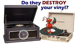 Does a Crosley or Victrola DESTROY your vinyl shorts [upl. by Yahska251]