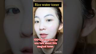 Magical rice toner 100 effective 😱 with one magical ingredient shorts [upl. by Naval]