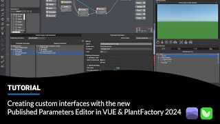 Creating custom interfaces with the new Published Parameters Editor in VUE and PlantFactory 2024 [upl. by Ahsemaj720]