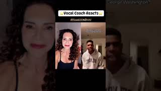 Vocal Coach Reacts HAMILTON [upl. by Leinod]