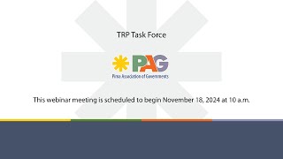 Travel Reduction Program Regional Task Force Meeting  Nov 18 2024 1000 am [upl. by Hays720]