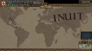 EU4 Timelapse INUIT OneCulture ANGLICAN OneFaith GB OneTag as PROVENCE HardIronman132 [upl. by Amzu]