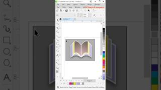 Book design  coral tutorial  Youtube shorts  Graphic design [upl. by Aneger438]