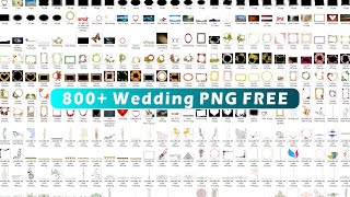 800 Wedding Clipart PNG Files Free Download [upl. by Yknip]