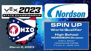 2023 Ohio VEX Robotics State Championship Tournament  High School  March 2 2023  NORDSON DIVISON [upl. by Anirehs]