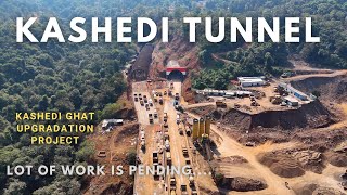 Kashedi Tunnel Progress  Mumbai Goa Highway  Kashedi Ghat Upgradation Project  December 2023 [upl. by Rubel132]