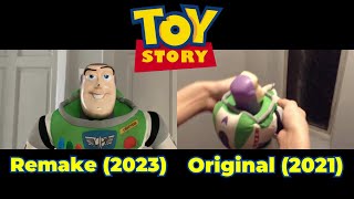 Toy Story quotI will go sailing no morequot scene 2023 Remake VS Original 2021 Version [upl. by Nivad]